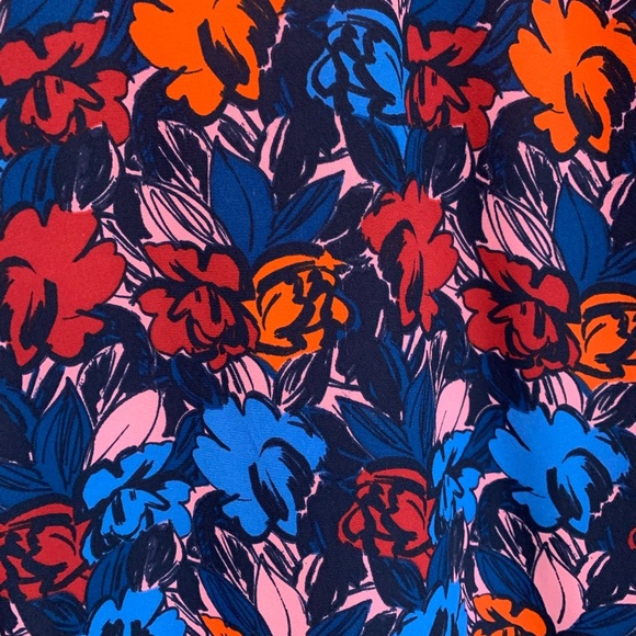 J. Crew Sheer Floral Blouse size Large - Picture 4 of 6